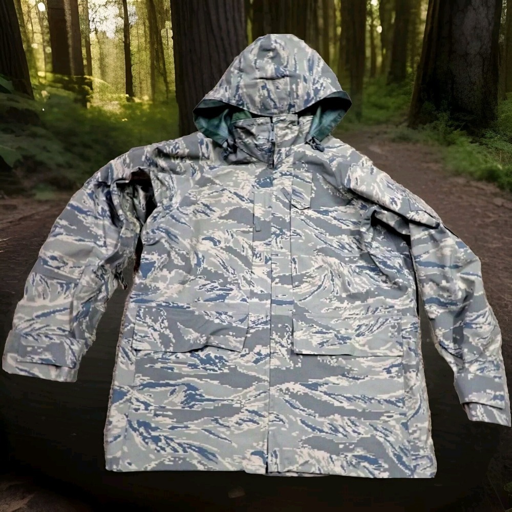 Propper APECS Parka Mens Small Short Digital Tiger Stripe‎ Excellent Camo Jacket